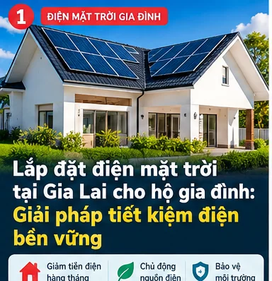 Bơm tưới điện mặt trời tại Gia Lai
