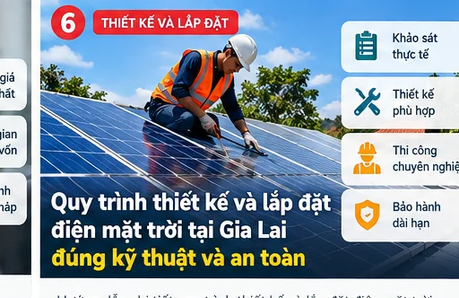 So sánh điện mặt trời hòa lưới và hybrid tại Quy Nhơn